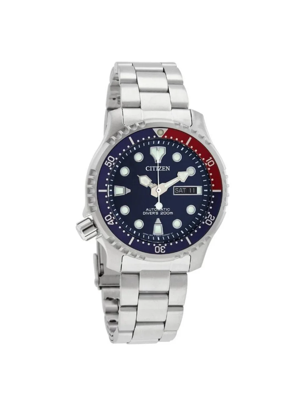 NWT Citizen Promaster Lefty Automatic Blue Dial pepsi Bezel Men's Watch